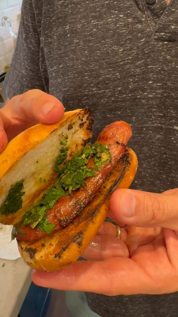 How to make choripan on the Kamado Joe 🇦🇷