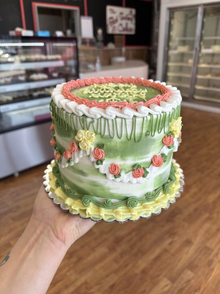 a couple of cakes i made today :)