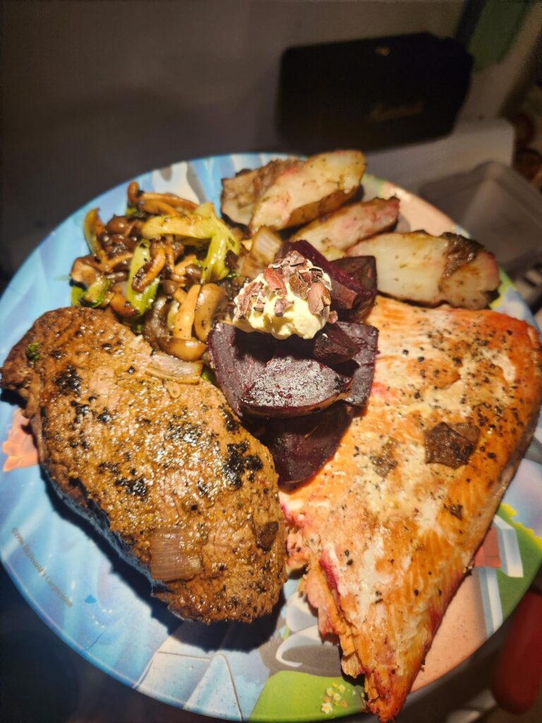 Did somebody order surf & turf?