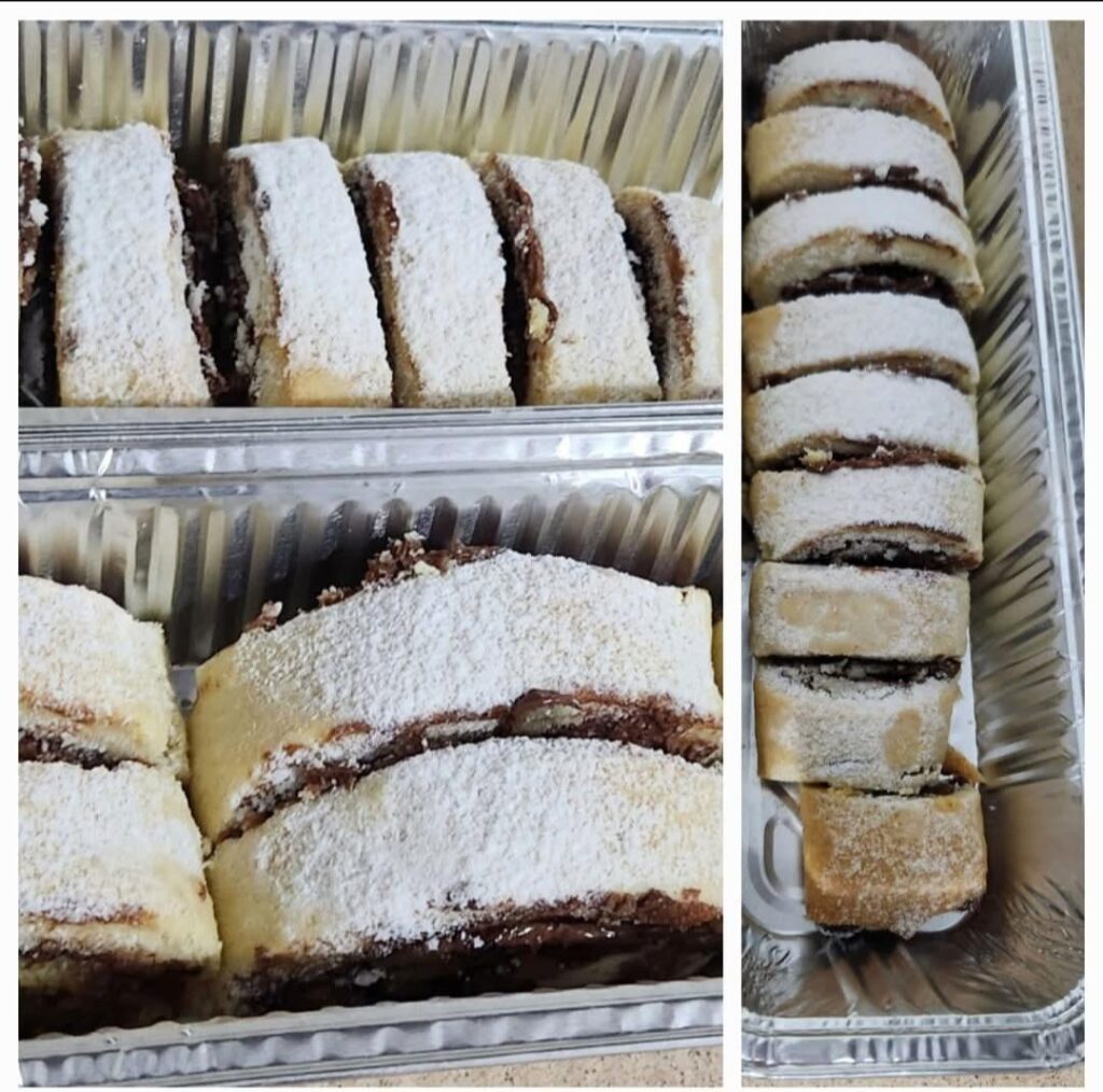 Roll Up Filled with Kinder and Nutella Cookies that I Baked