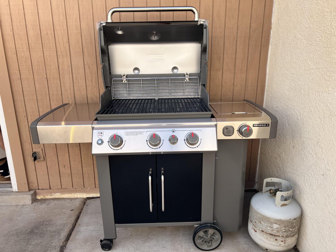 My first ever new grill