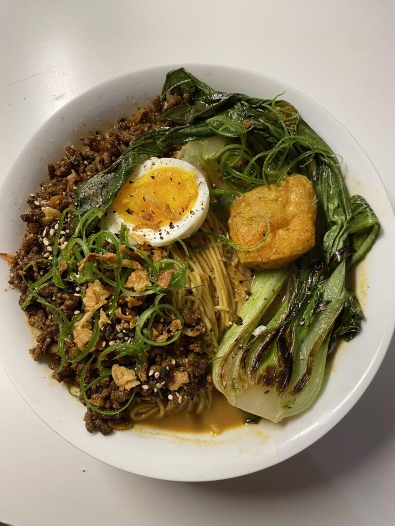 Tan tan ramen for my roomie and I