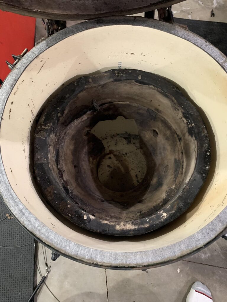 Broken fire bowl Broken fire bowl