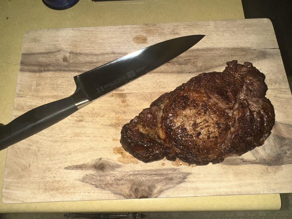 Made my vegetarian wife her first steak in 20 years