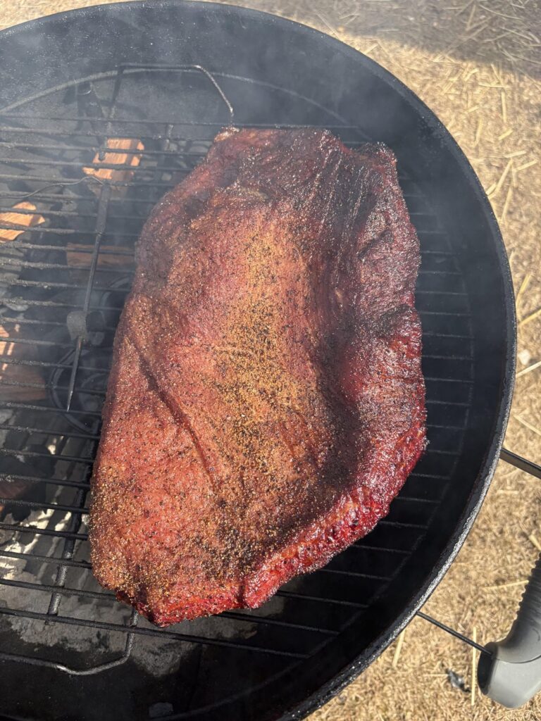 This kettle brisket was the best on I’ve made yet. Might ditch the traeger all together after this one