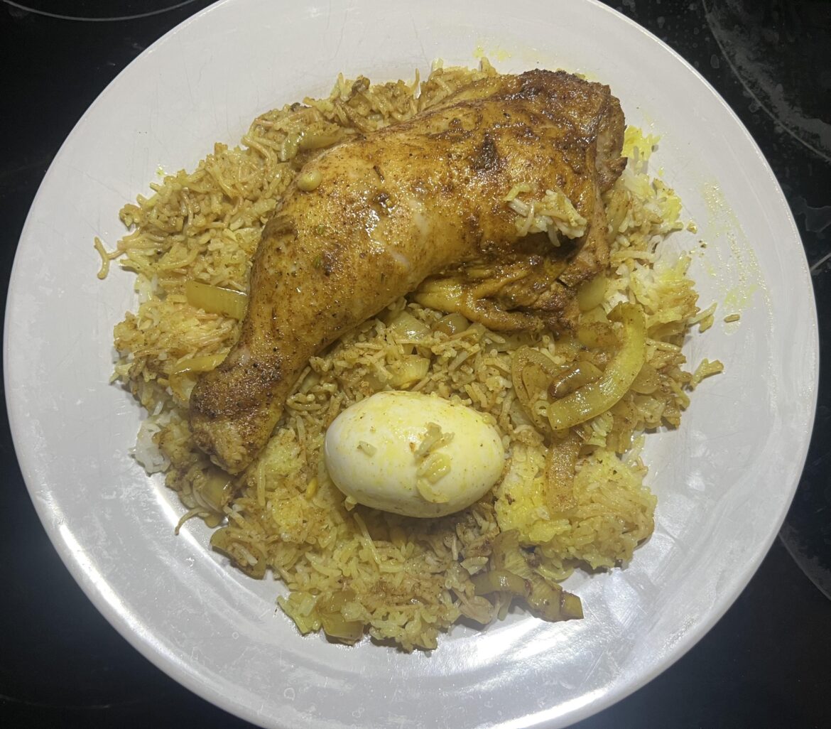 Mandi chicken and rice