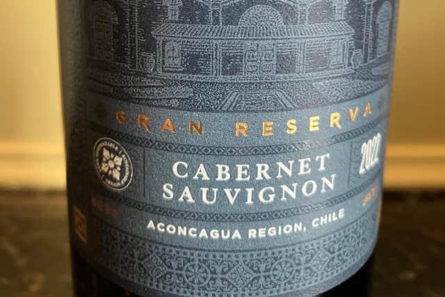 Errazuriz Gran Reserva Cabernet Sauvignon from Aconcagua, Chile