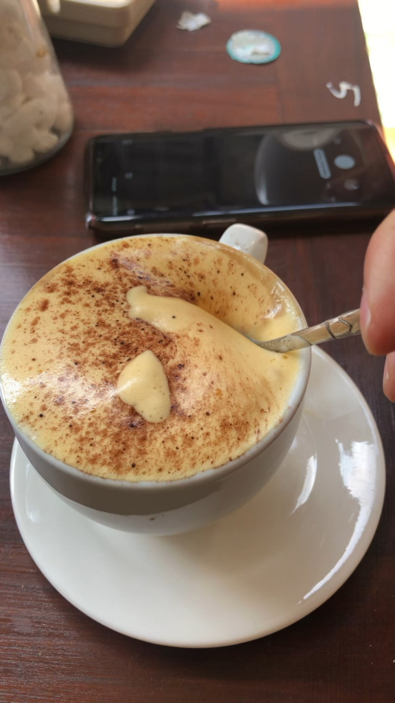 I tried egg coffee in Vietnam 🇻🇳