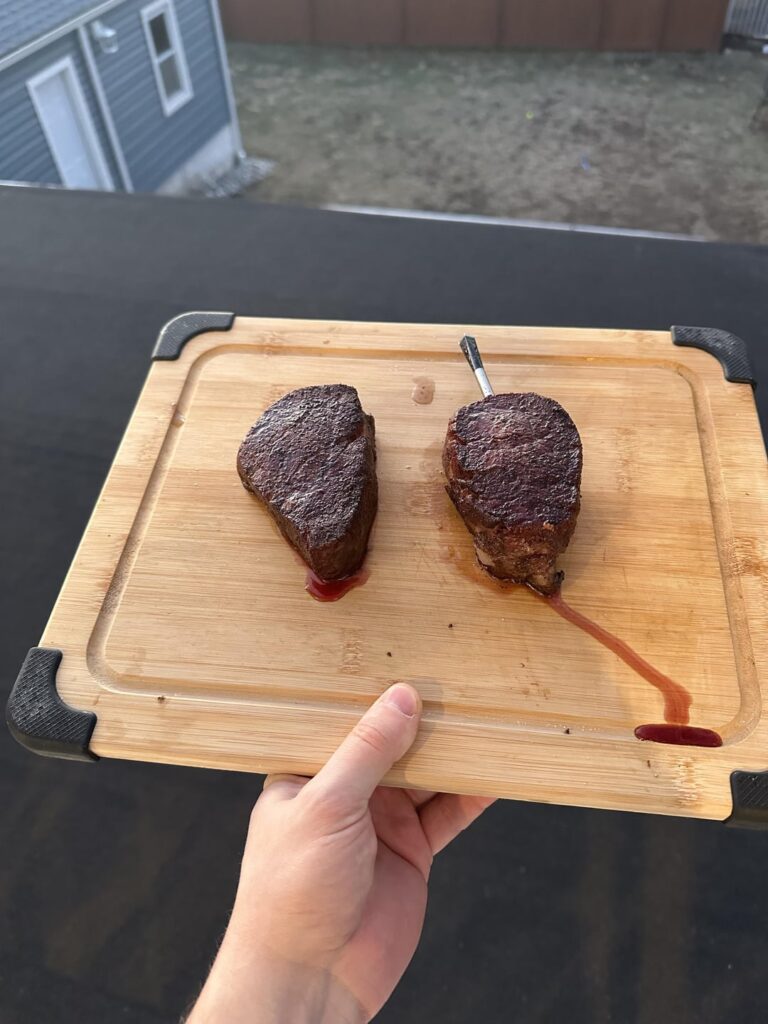 Filets to celebrate our first 60+ degree day!