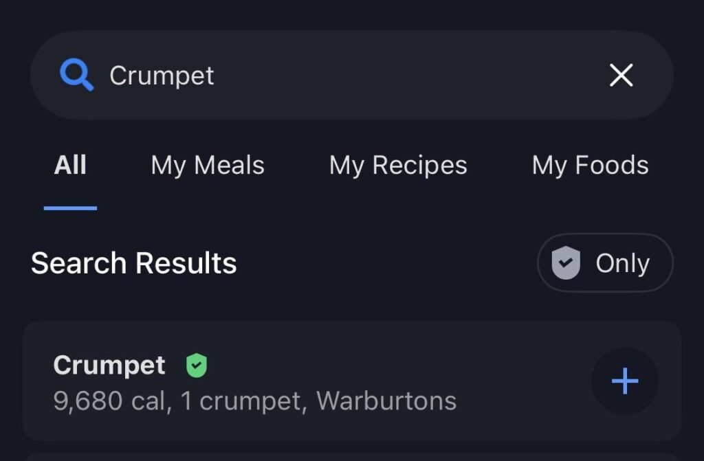 That’s one filling crumpet