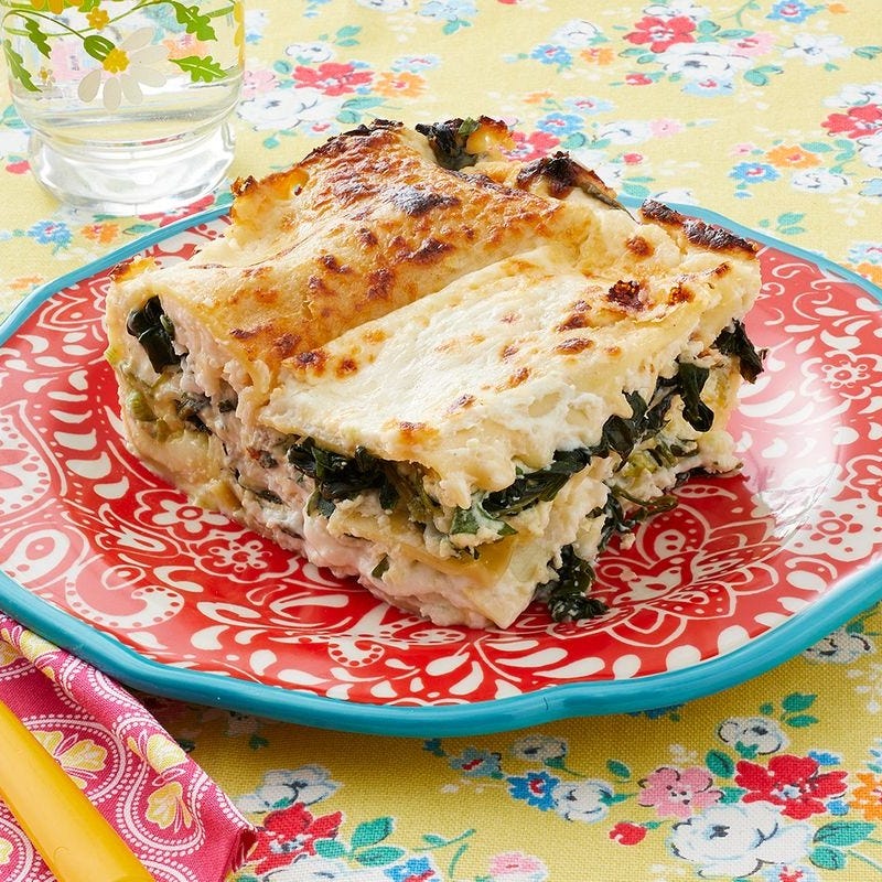 spinach lasgana