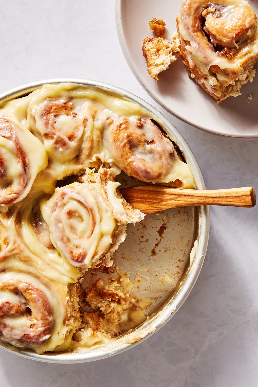 banana bread cinnamon rolls