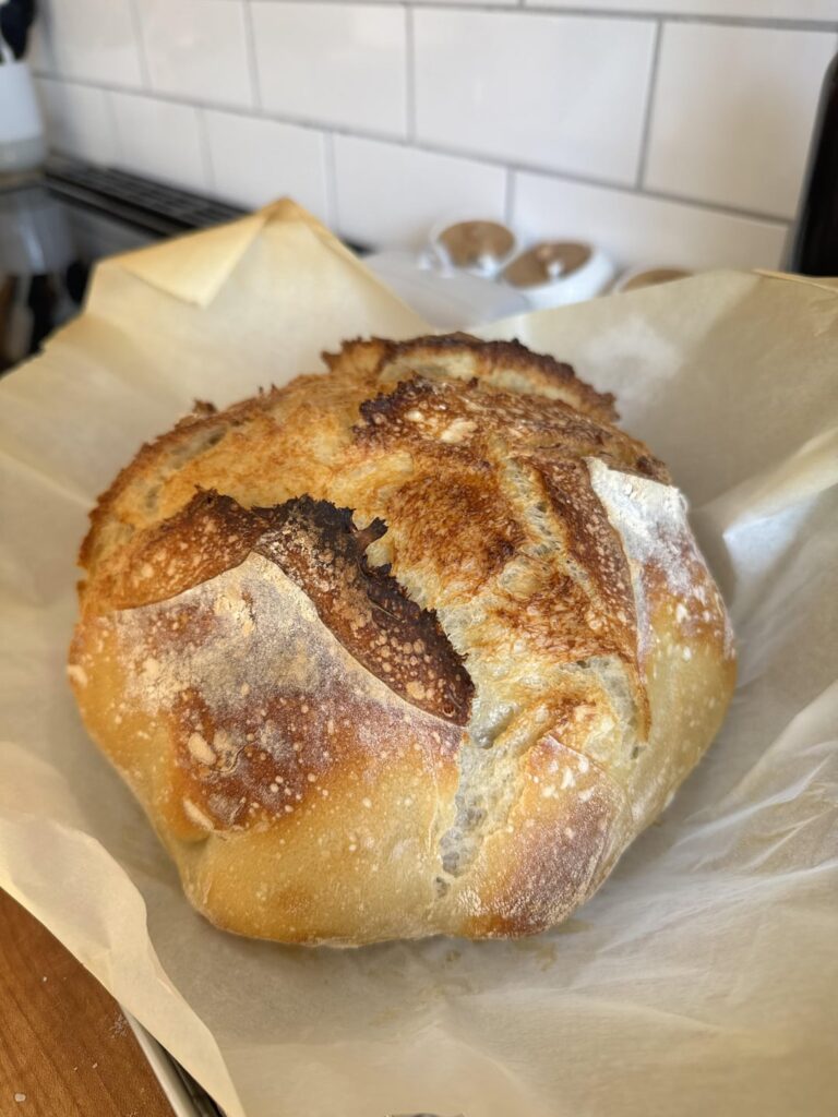 First Sourdough and first ever successful bread bake First Sourdough and first ever successful bread bake
