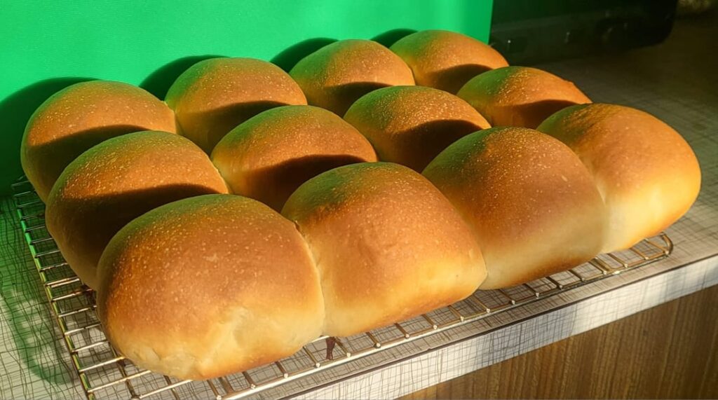 Behold! By far the prettiest rolls I've made in my short time baking.
