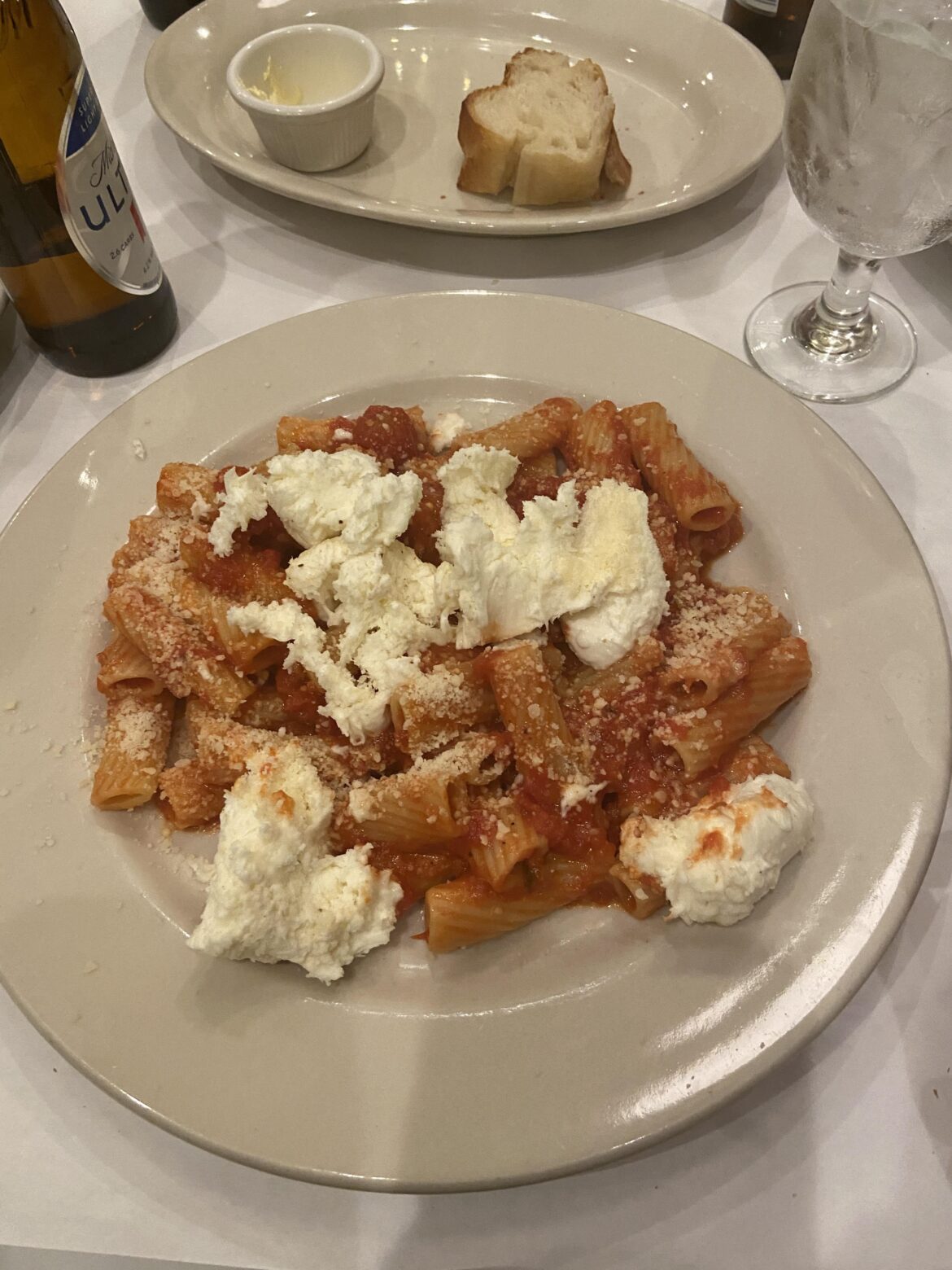 Mozzarella Rigatoni @ Tiramisu in Quincy, IL.