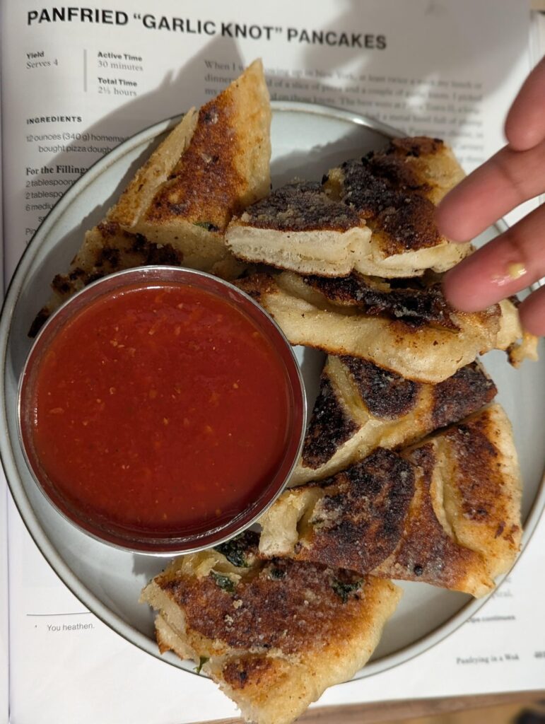 The Wok Weekly #108: Panfried Garlic Knot Pancakes The Wok Weekly #108: Panfried Garlic Knot Pancakes