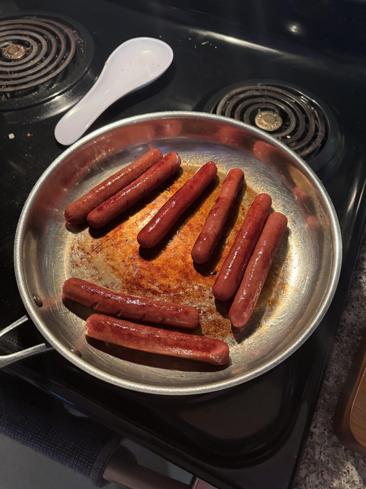 Should I make a pan sauce for the hot dog fond