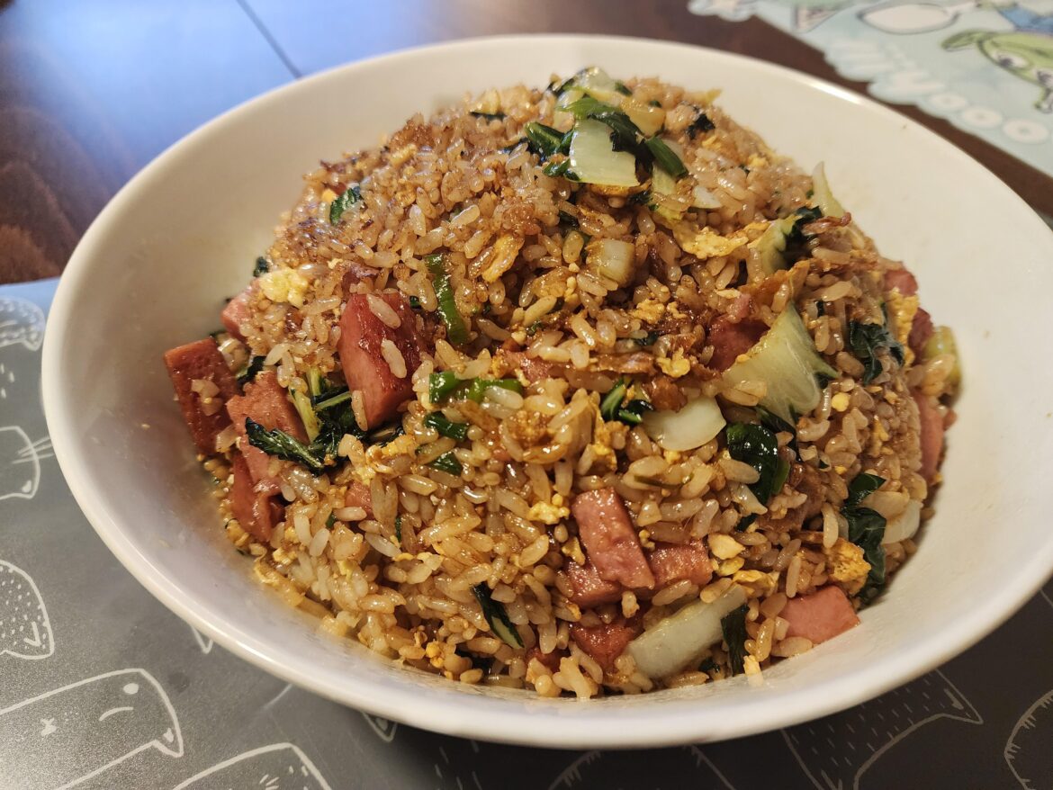 [Homemade] Egg Fried Hainese Chicken Rice