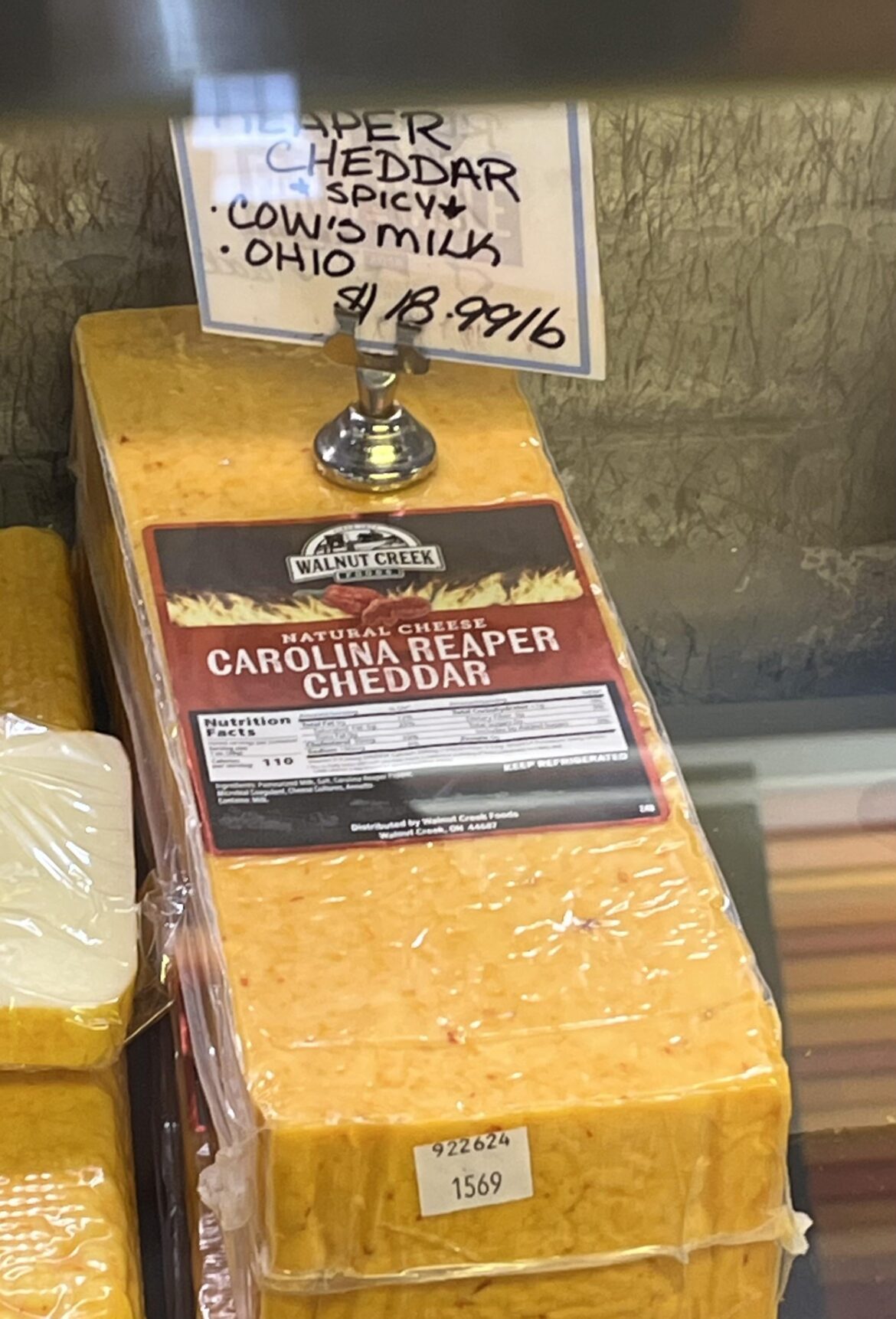 Carolina Reaper cheddar