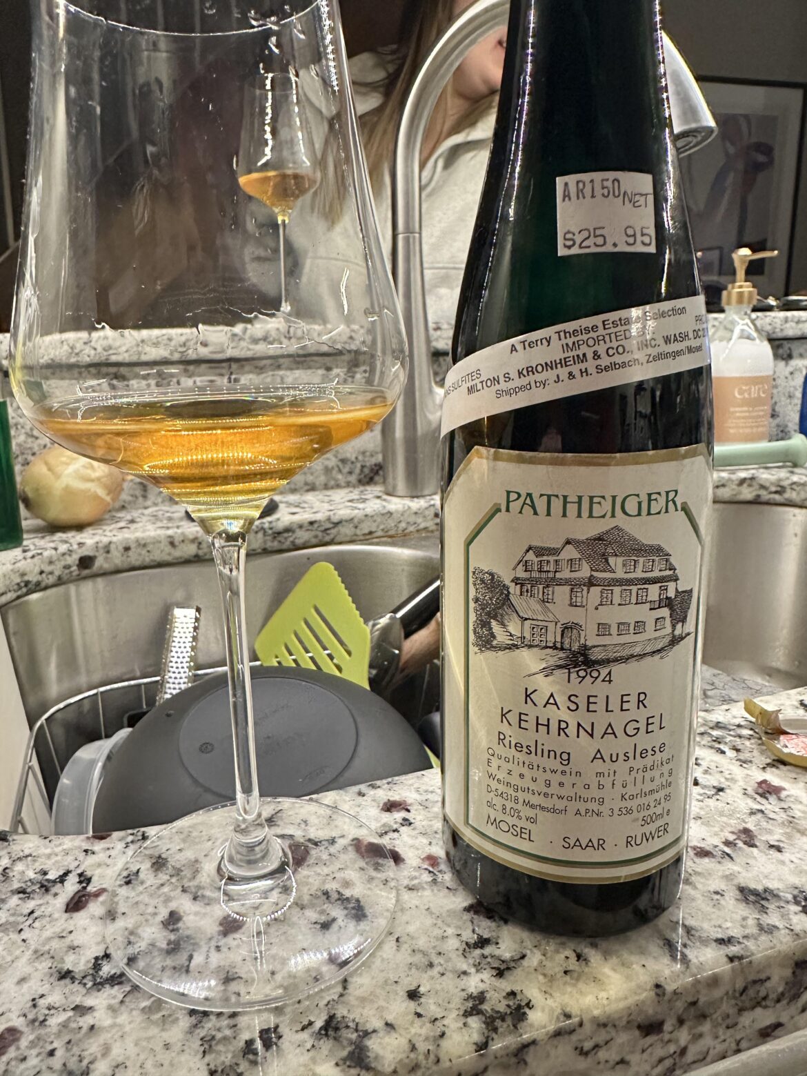 Drank a wine from my birth year and it was….