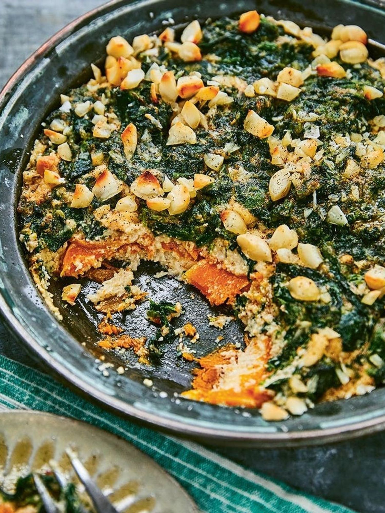 Butternut Squash & Spinach Casserole