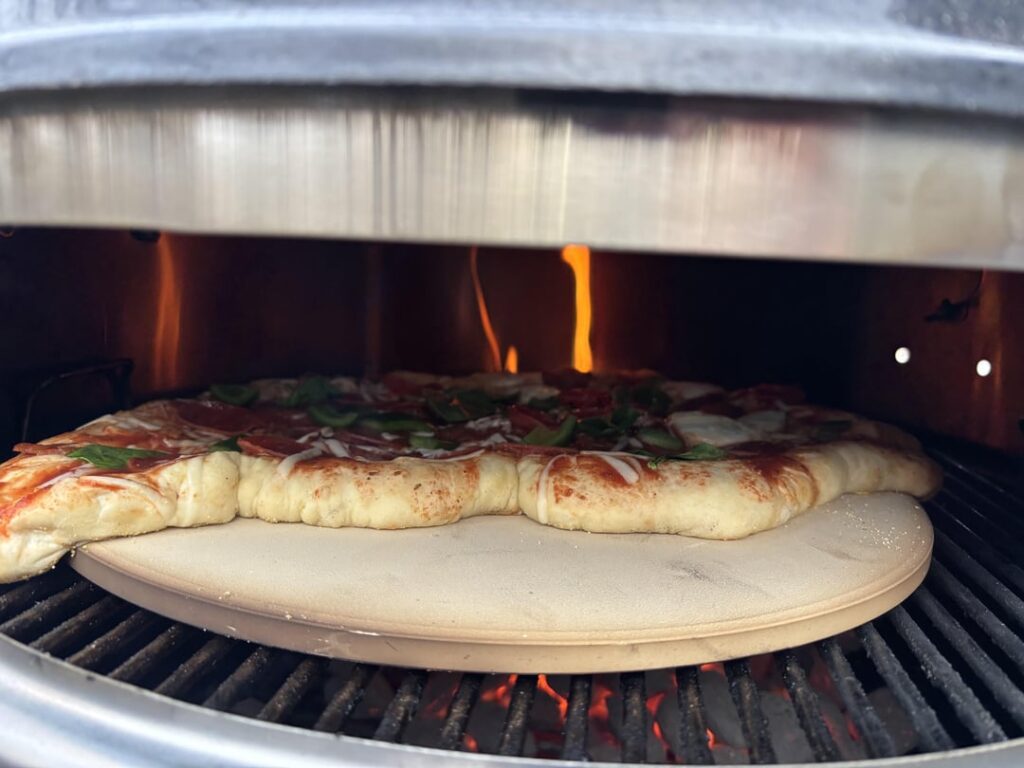 First try at the Onlyfire Pizza oven