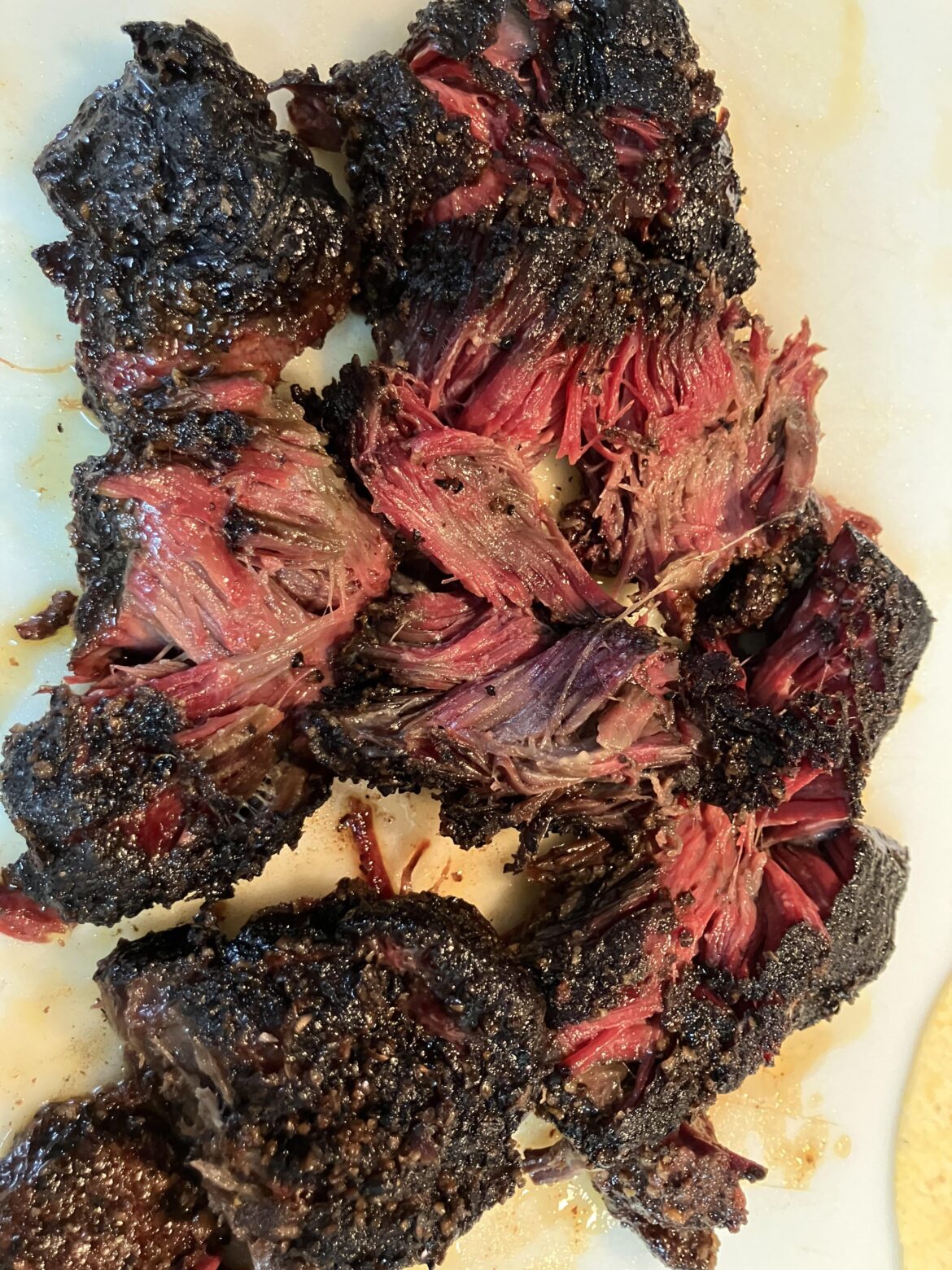 Smoked beef cheeks