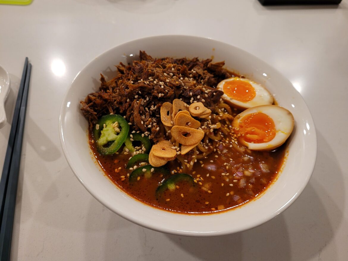 Birria ramen. Better than just the tacos imo Birria ramen. Better than just the tacos imo