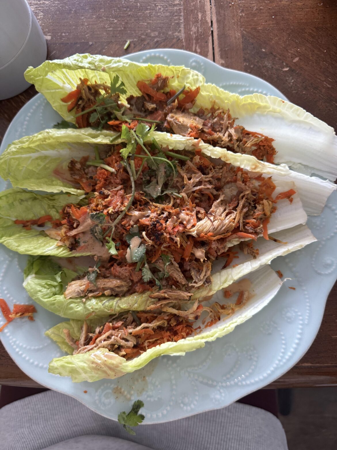 Lettuce wraps make my heart happy