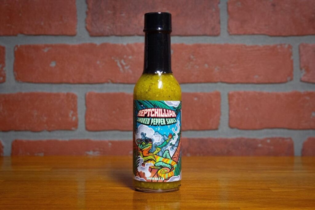 Introducing my newest Hot Sauce, Reptchillian Smoked Pepper Sauce. What do you guys think of the label?