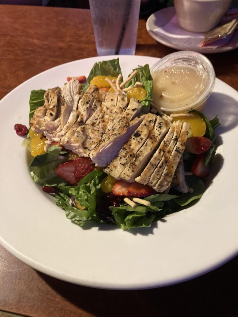 How many calories do you guys think I ate in this salad?
