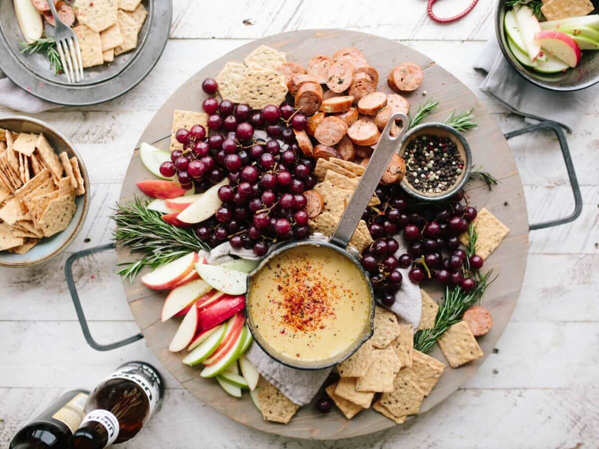 Mediterranean food platter