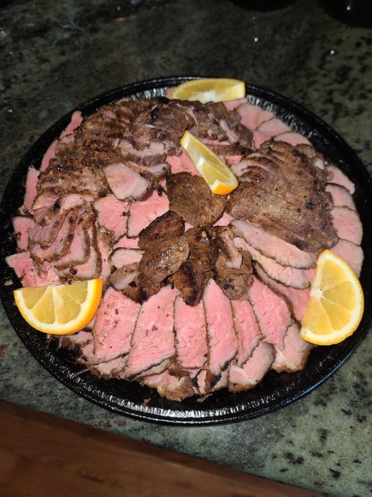 Tri Tip 129⁰ 6 hours (pic 3 says they liked it)