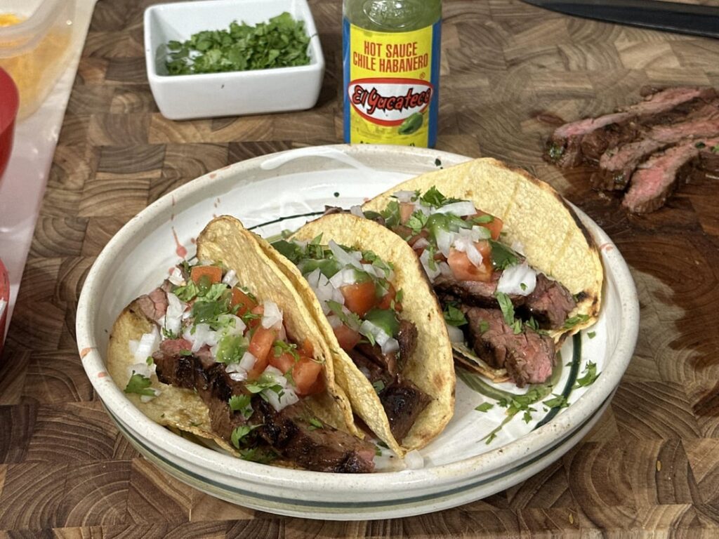 steak tacos are good tacos