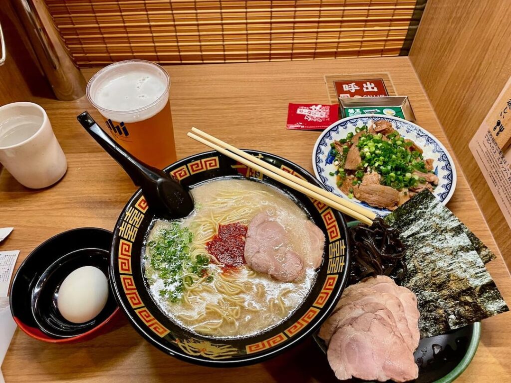 My "I got everything ramen" at Ichiran HQ in Fukuoka