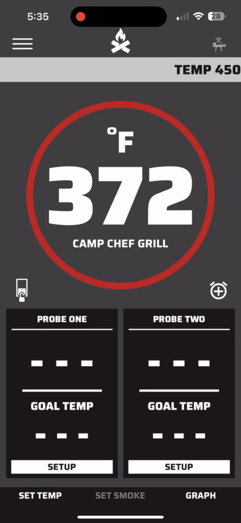 Camp Chef struggle to maintain temp, much less reach 450