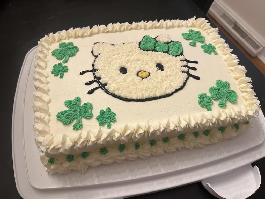 Made myself a birthday cake ☘️