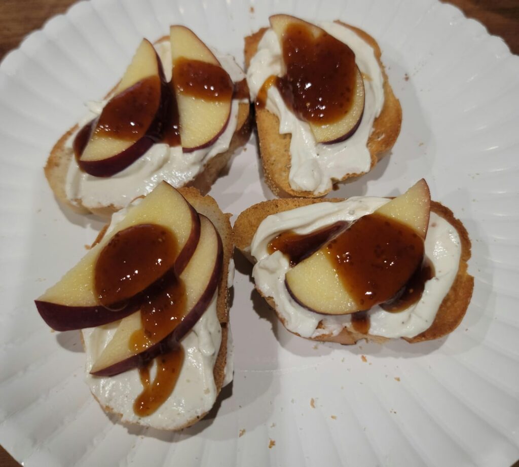 Fig Jam and Apple Crostini (add on)