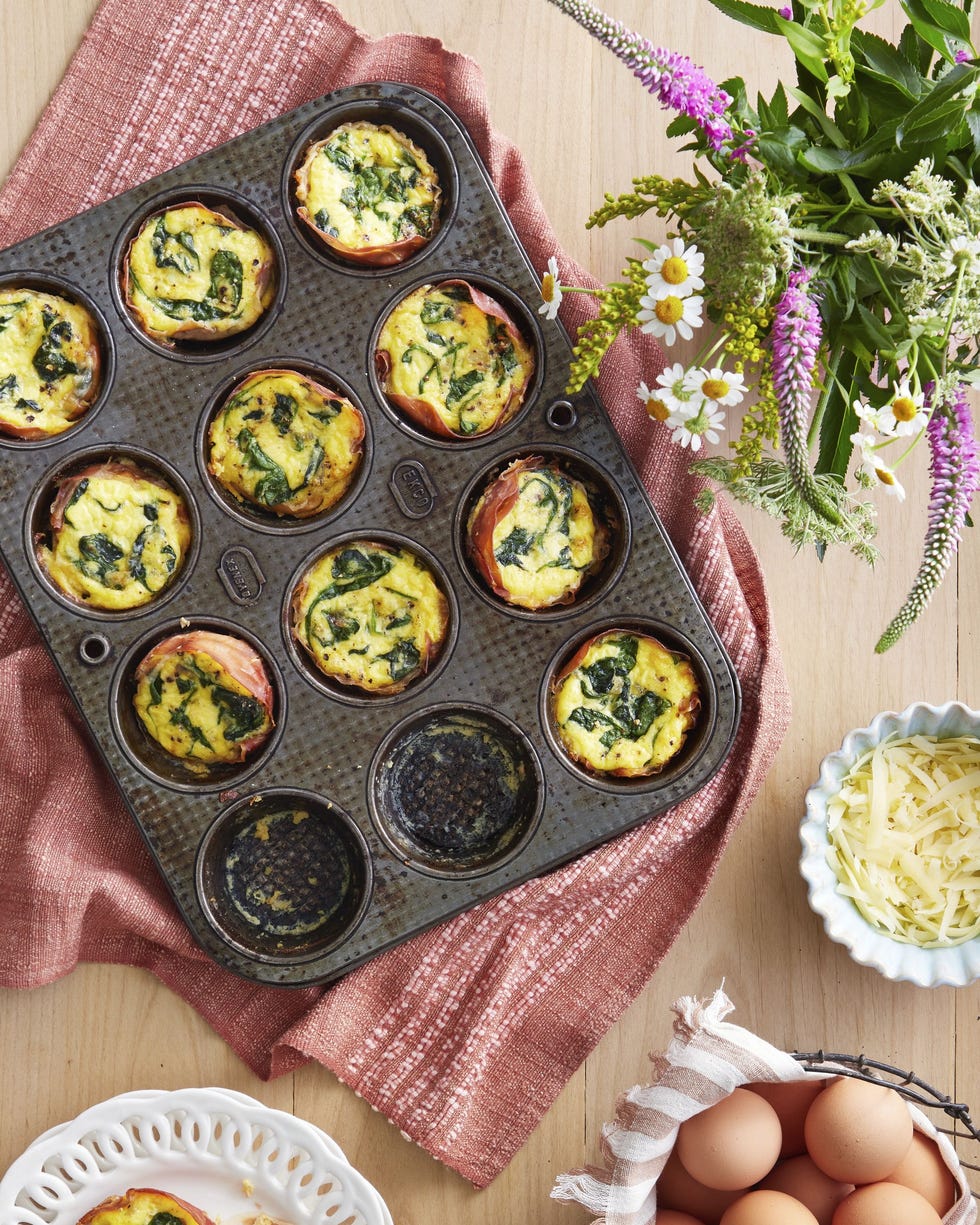 prosciutto egg tarts