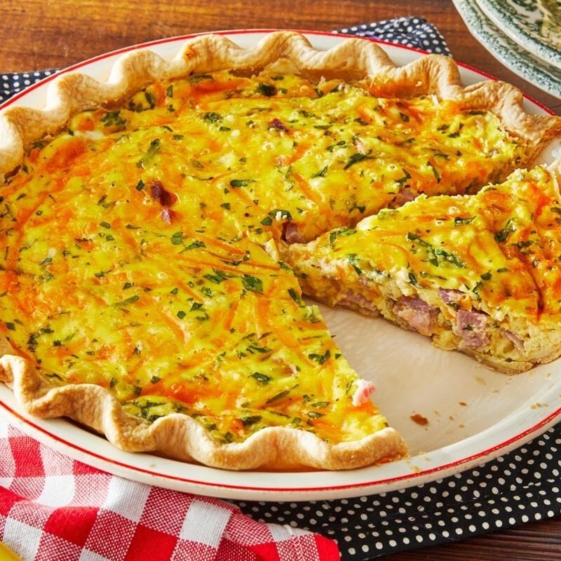 christmas ham recipes ham and cheese quiche
