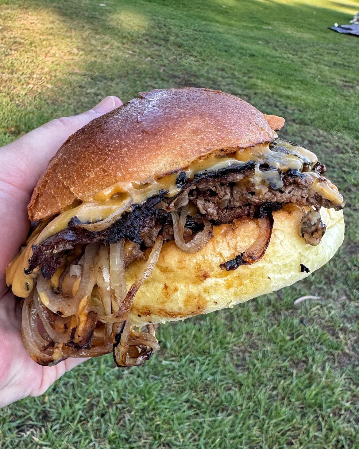 This Oklahoma cheeseburger was elite.
