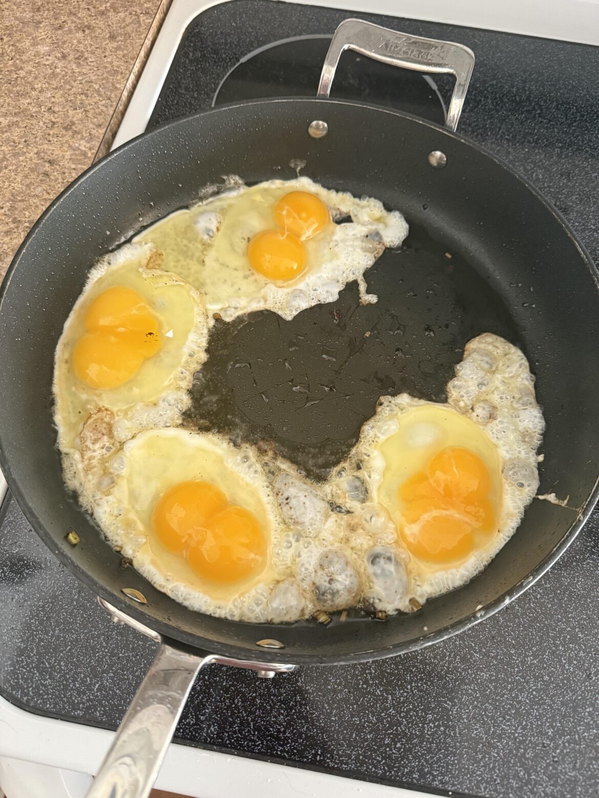 It means 60 more calories per egg 🥲