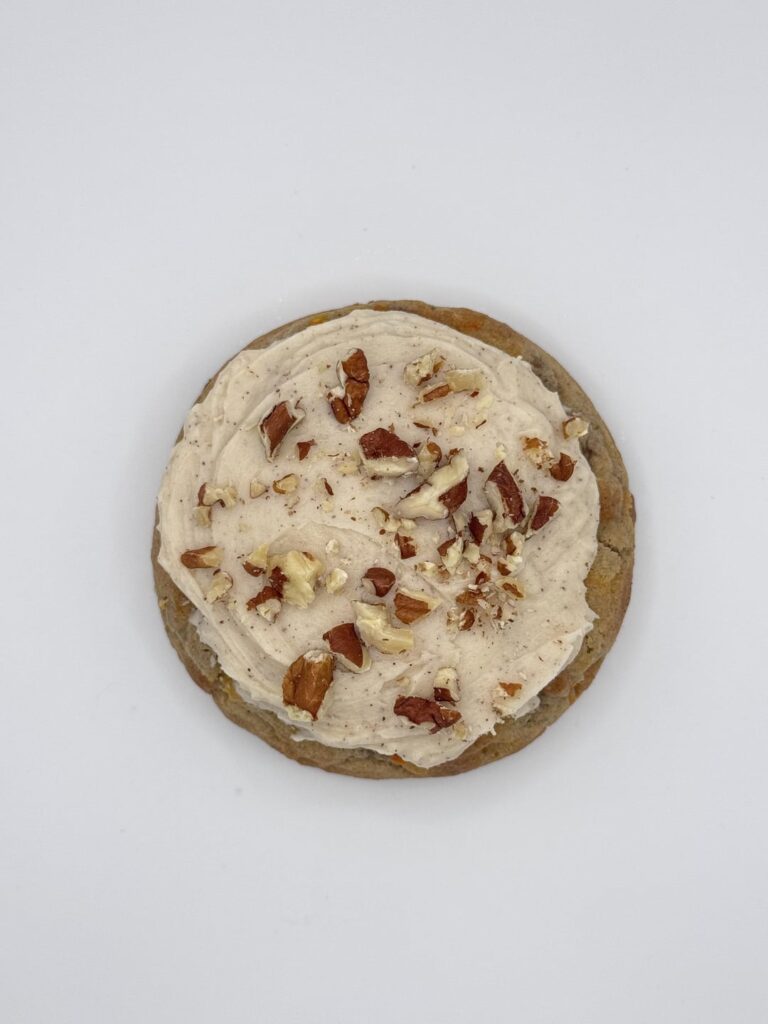 Finally created a carrot cake cookie that’s not cakey and i’m so proud.