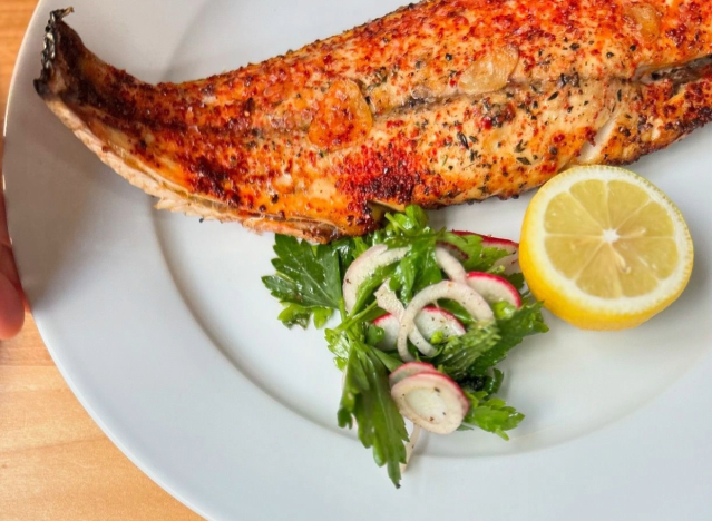 cochon red snapper dish