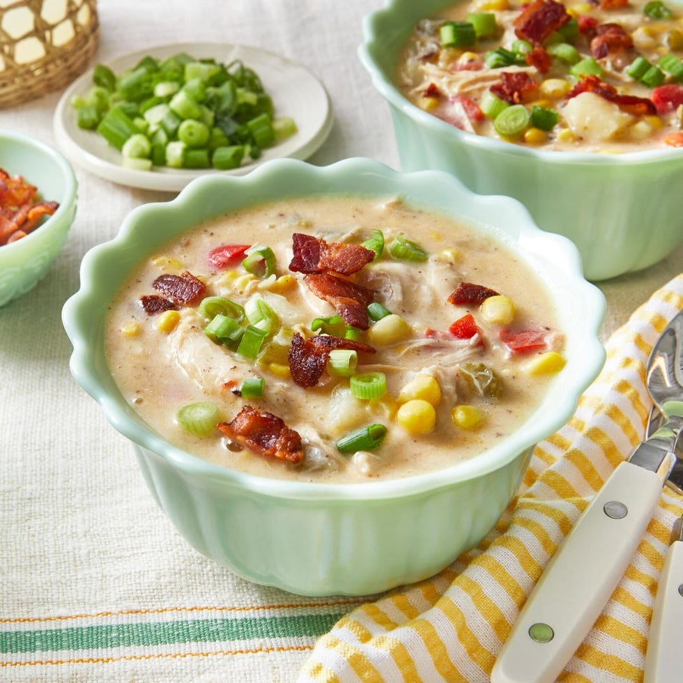 chicken and corn chowder comfort food