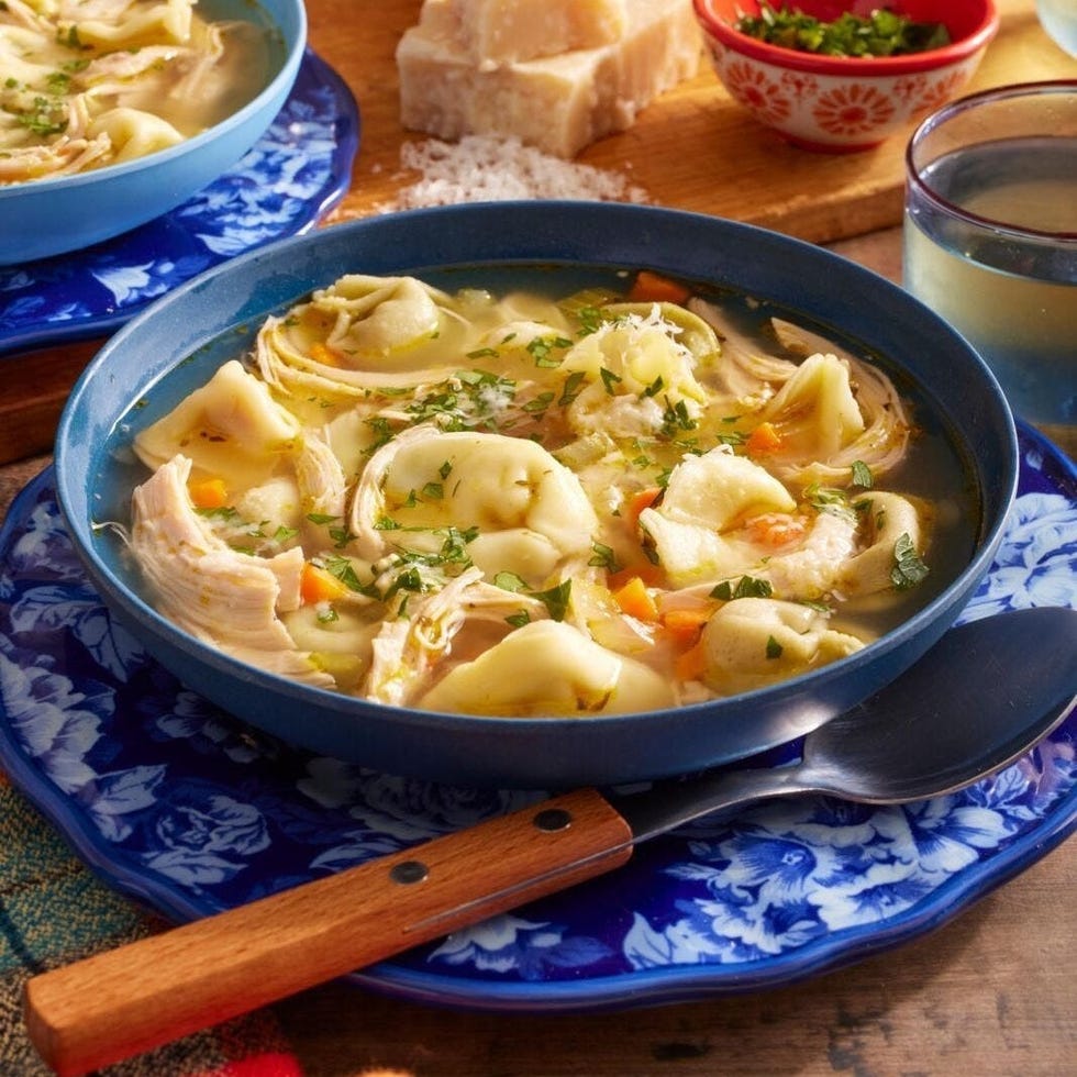 chicken tortellini soup comfort food