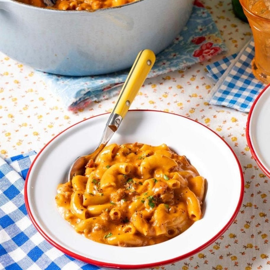homemade hamburger helper comfort food