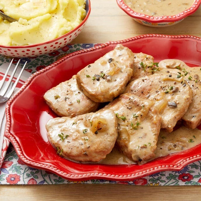 slow cooker pork chops comfort food