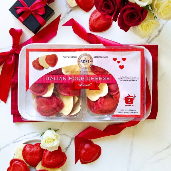 Costco heart-shaped ravioli