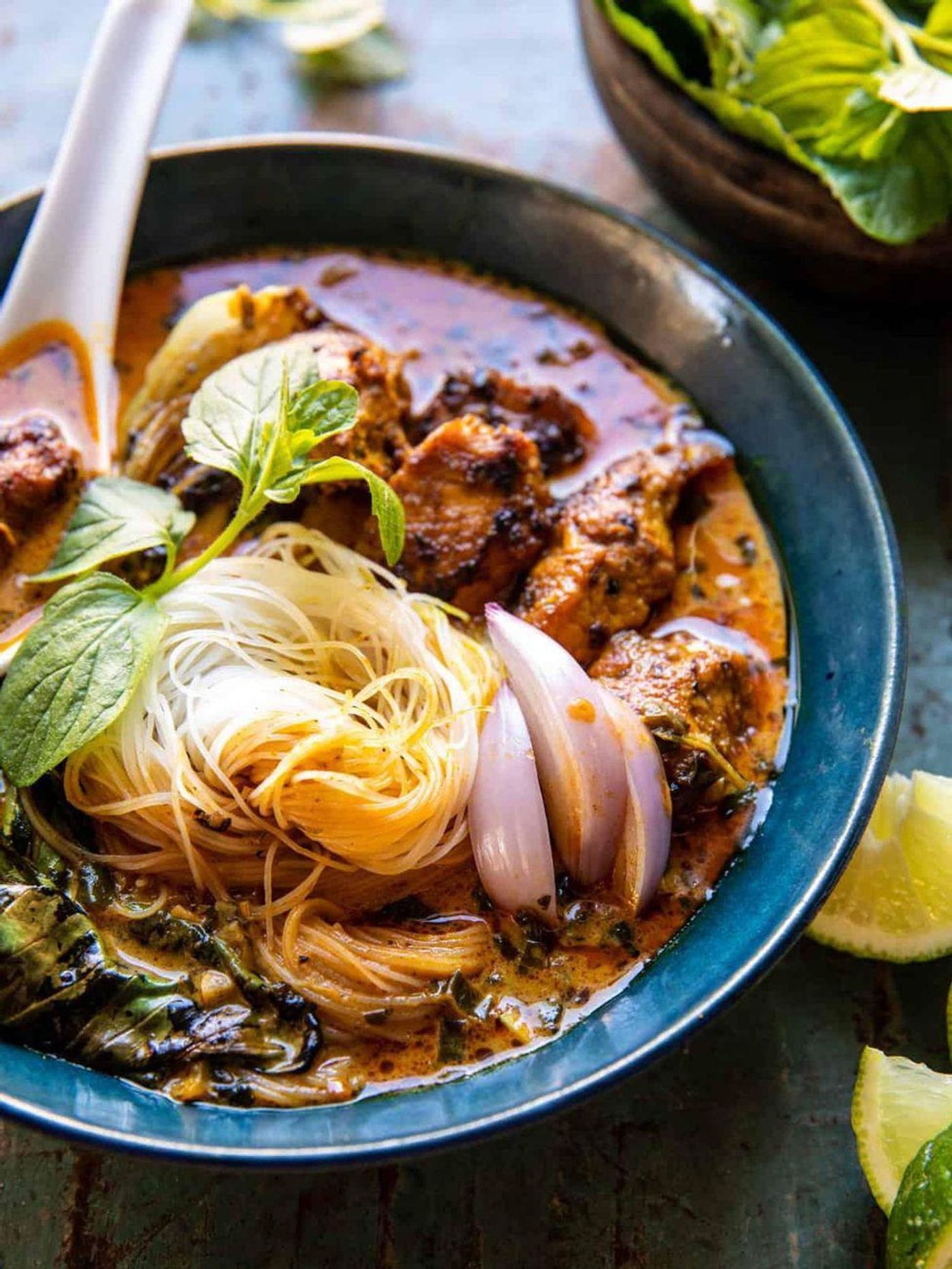 Creamy Thai Turmeric Chicken & Noodles
